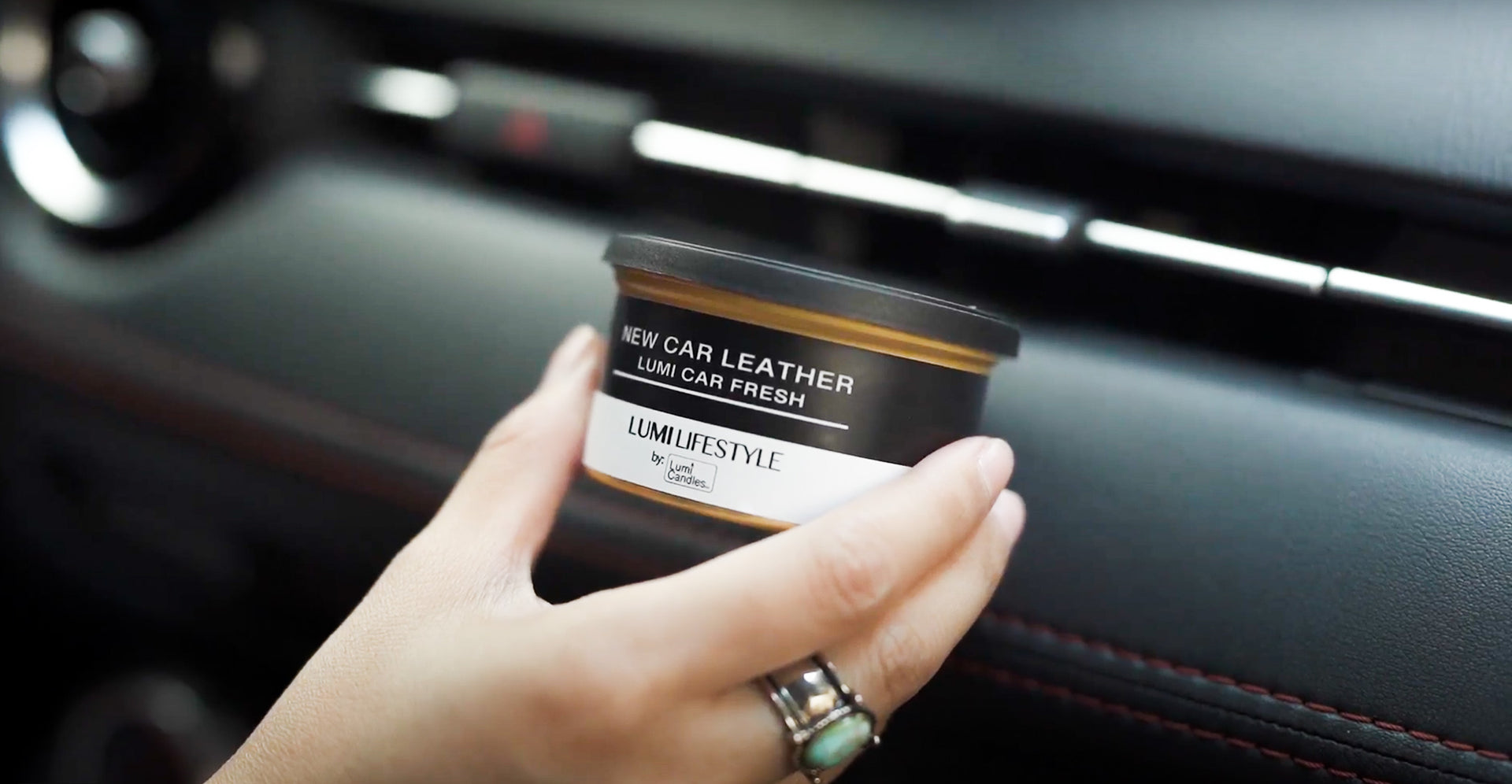 New Car Leather Scent Car Freshener by Lumi Candles PH