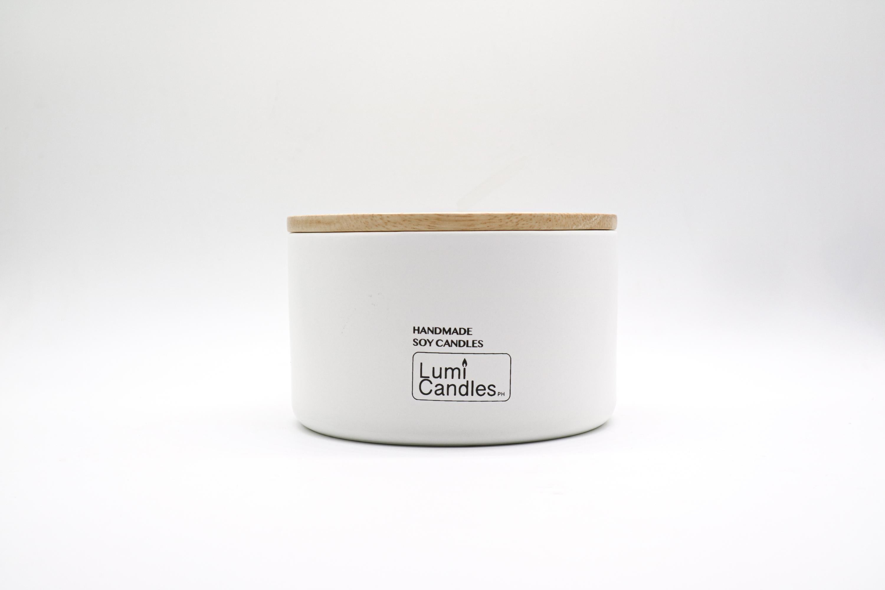 Evergreen Shrub Scented Soy Candle (800 ml) - Lumi Candles PH