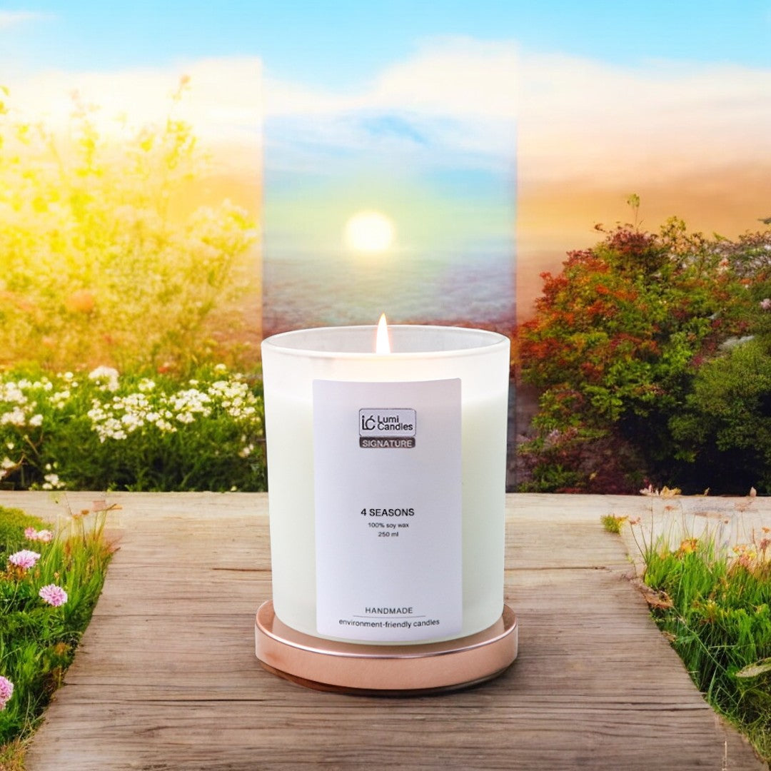 Four Seasons Scented Soy Candle (250 ml) – Signature Blend