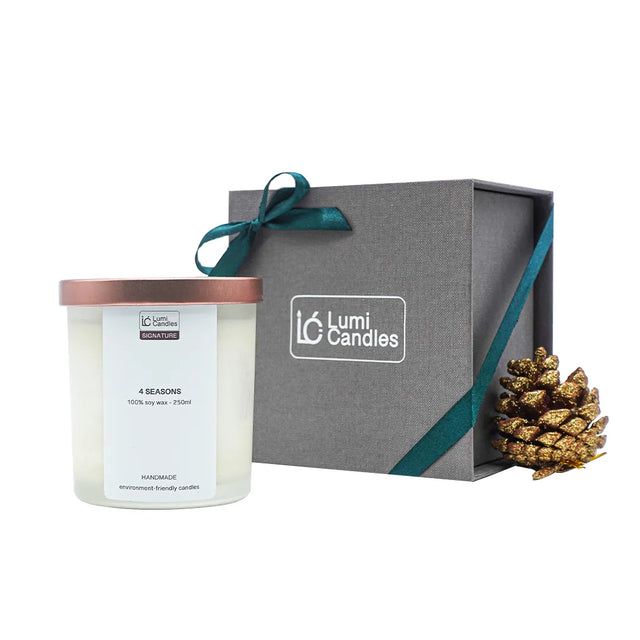 (Preorder Holiday Gifts min. 4pcs.) Four Seasons Scented Soy Candle 250ml