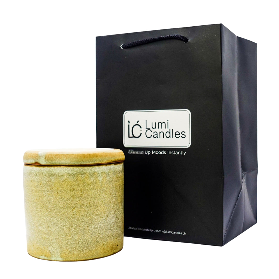 Fresh Ambers Artisanal Scented Soy Candle Pot - Signature Blend