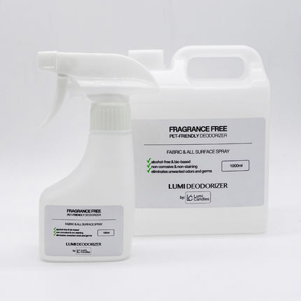 Pet Deodorizer (Fragrance-Free) with Refill Bundle