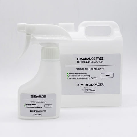 Pet Deodorizer (Fragrance-Free) with Refill Bundle
