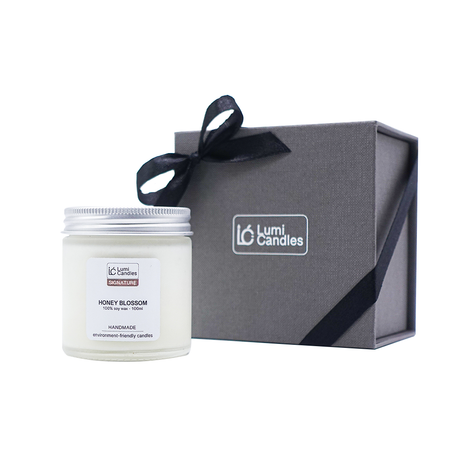 Honey Blossom Scented Soy Candle (100 ml) - Signature Scent