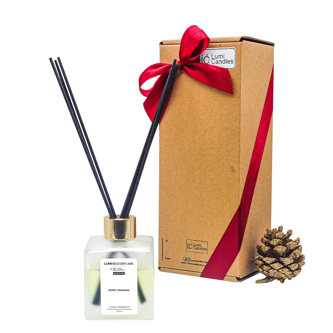 (Preorder Holiday Gifts min. 4pcs) Merry Cinnamon Reed Diffuser