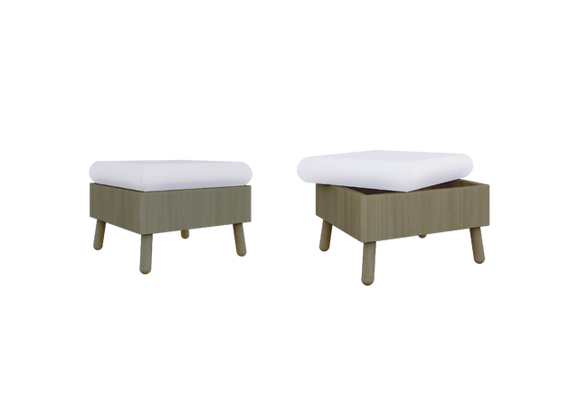 Grove Ottoman (Pre-order. Delivery in 3-4 weeks) - Lumi Candles PH