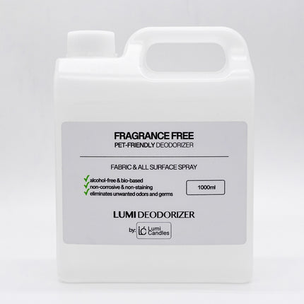 Pet Deodorizer Spray (Fragrance-Free) - Refill