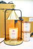 Candle accessory with 250ml frosted glass soy candles by LUMI Candles PH