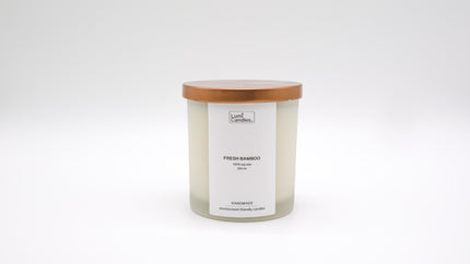 Fresh Bamboo LUMI scented candle at 250 ML by LUMI Candles PH