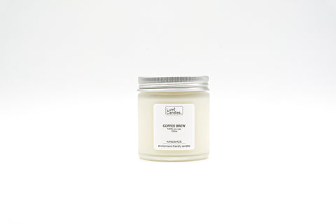 Coffee Brew Scented Soy Candle (100 ml) - Lumi Candles PH